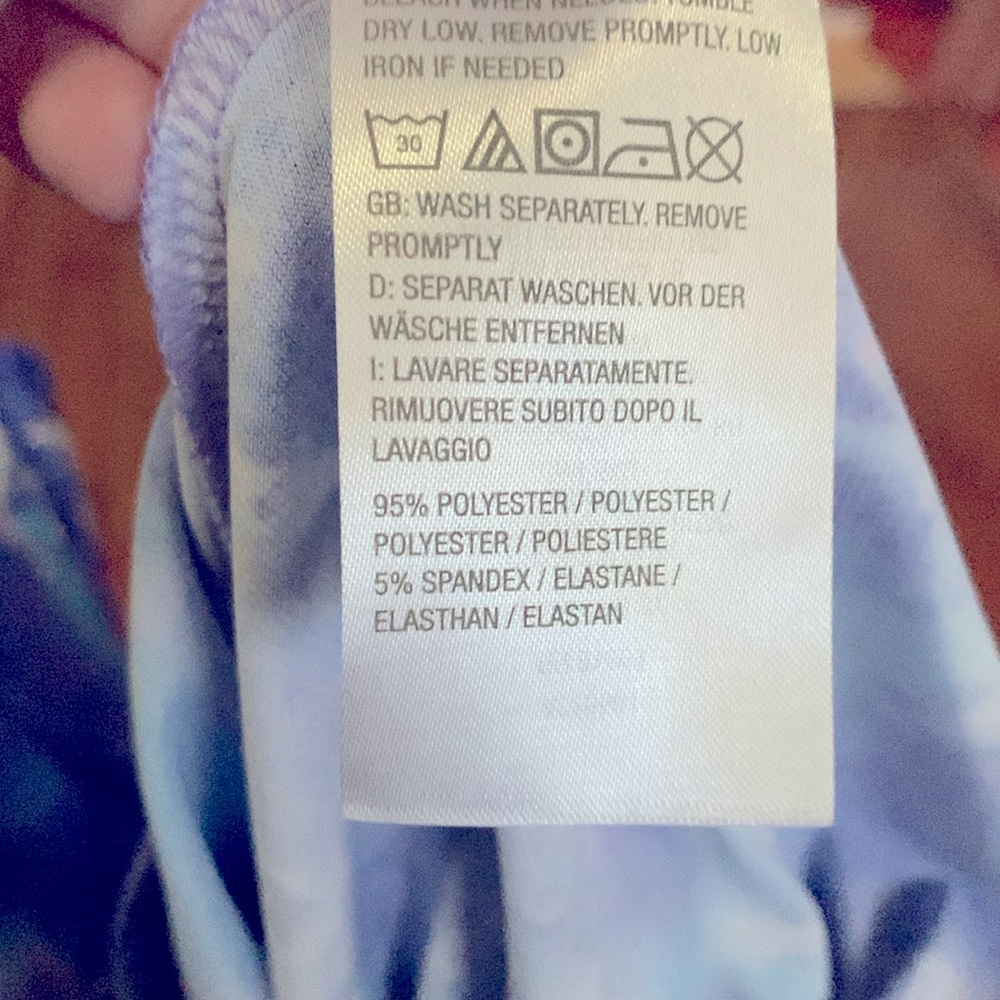 Susan Graver Women's Tie-Dye Top - Picture 5 of 7